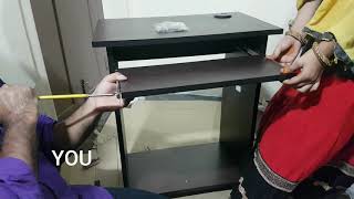 Cheap Best Computer Table with Keyboard Holder & Book Shelf for Work From Home & Online Class Review