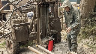 spent a day with world's oldest driller and his incredible drilling machine