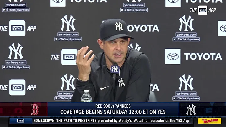Aaron Boone after Friday's loss to Red Sox