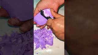 Oddly satisfying soap capri purpalASMAR sooting soap mind relax 🧼💫
