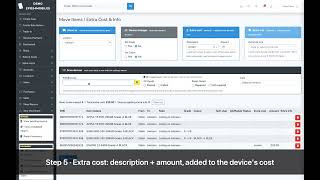 Move Items: regrade, extra costs & label info in one scan