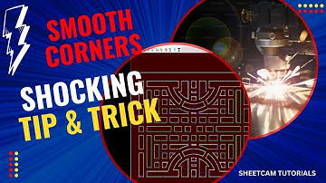 Lec #5 How to Cut Smooth Corners in Sheetcam for CNC Plasma | Improve Your CNC Cuts by Path rules