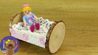 Playmobil Bed DIY | Wood and Cardboard | Mini Doll Bed Playmobil Bed DIY | Wood and Cardboard | Mini Doll Bed SUBSCRIBE to our channel for free if you love DIY! https://goo.gl/FuYHR5
