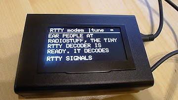 RTTY in a tiny box 100 x 71 x 25 mm.