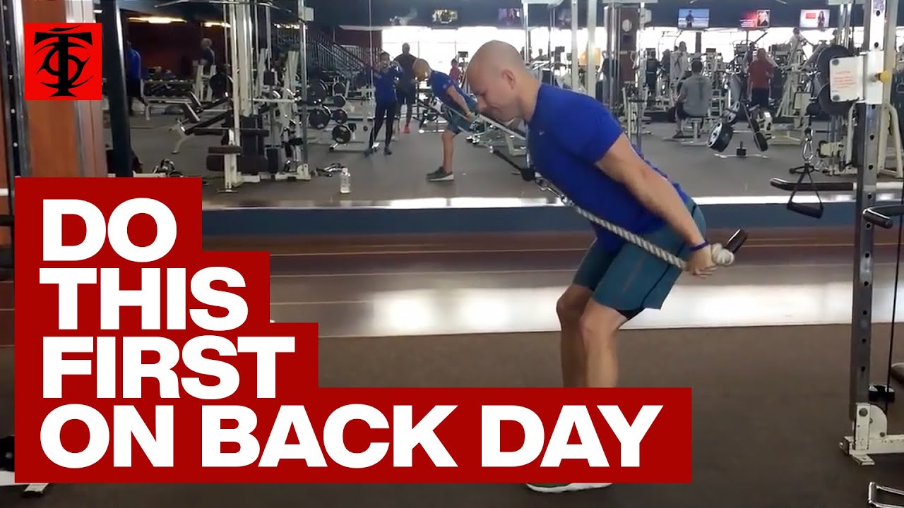 Straight-Arm Pulldown back exercises with bands