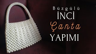 Inci Çanta Yapımı Boncuk Çanta Diy İnci Boncuk Çanta Yapımı Detaylı Anlatım How To Make A Bead Bag