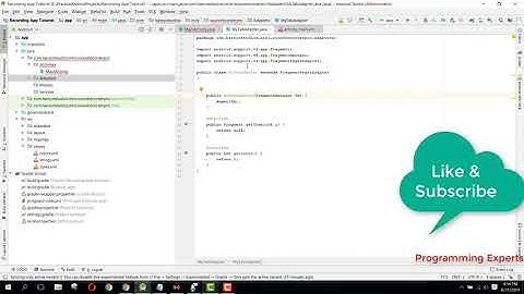 Audio Recorder Pro using Android Studio PART 3 (Main Activity)