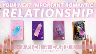 Your Next Serious Relationship🔒(With Whom & When? Soulm8?)💜In-Depth LOVE Tarot Reading✨PICK A CARD🔮