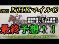 【最終予想】2023NHKマイルカップ!混戦模様で更に道悪にもなりそうな1戦!最終的に本命にセレクトしたのは?