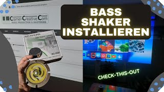 Bass Shaker installieren