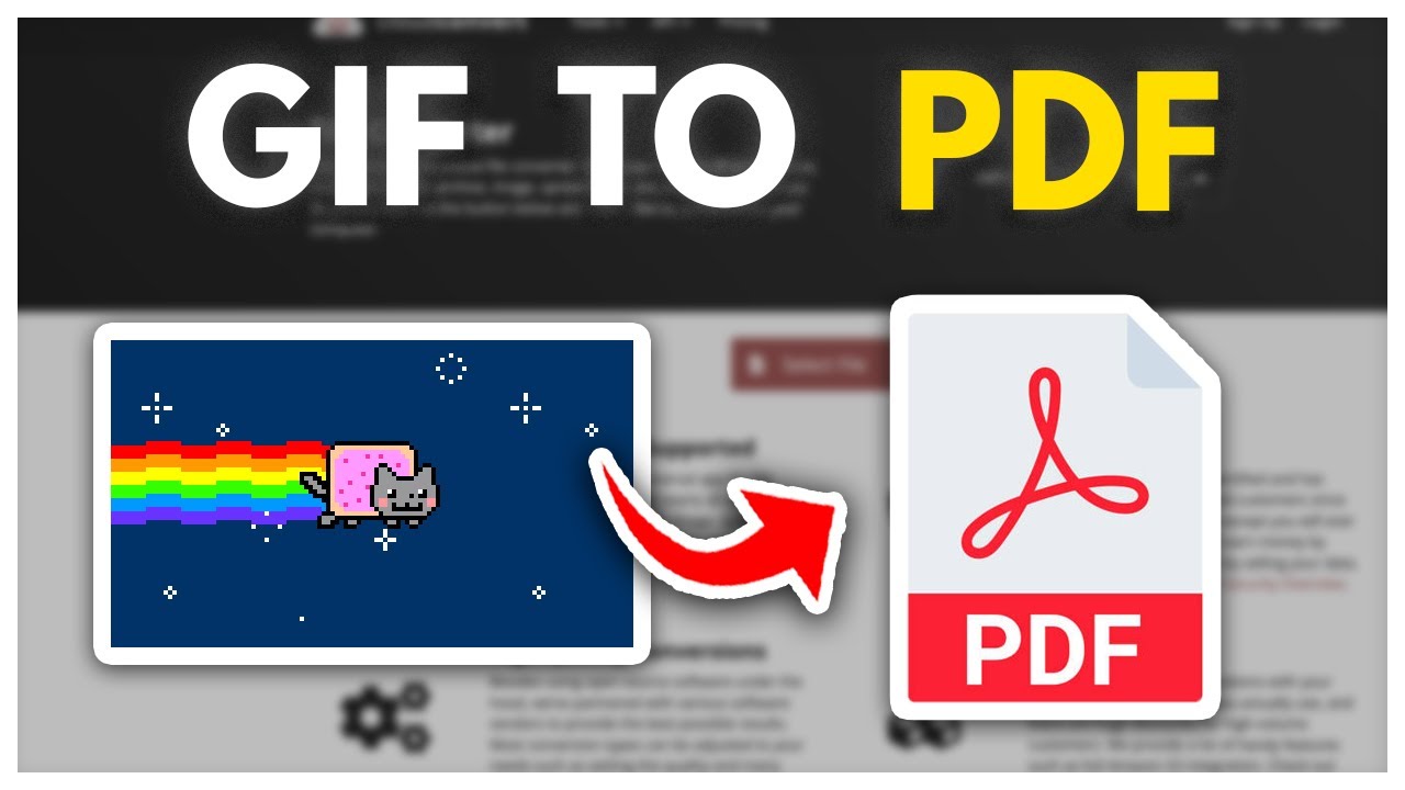 How to Add Animated GIF to PDF (2025 FAST) - YouTube