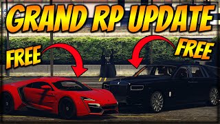 GTA 5 Grand RP Update | Tons of New FREE Vehicles, Battle Pass and More
