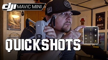 DJI Mavic Mini / QUICKSHOTS (Tutorial)