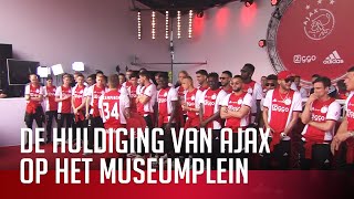 100.000 supporters op de been voor landskampioen Ajax