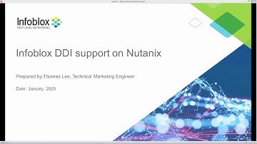 Demo Video: Deploying Infoblox DDI (vNIOS) on Nutanix