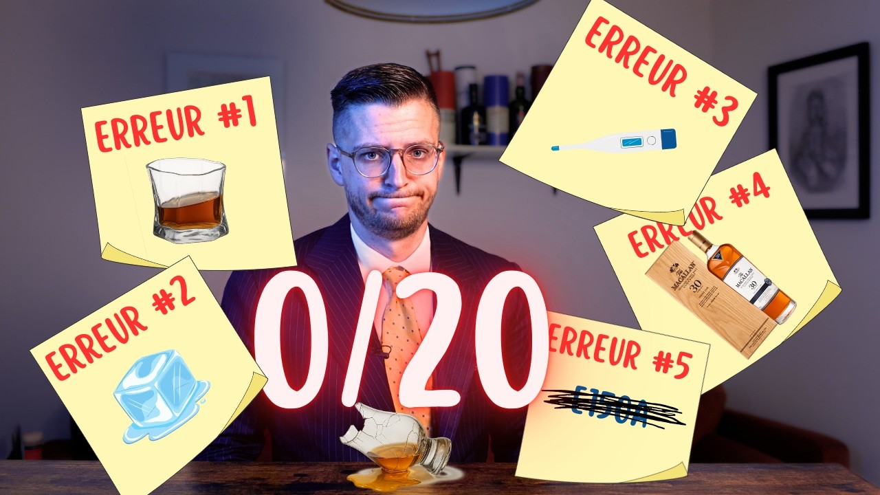 5 erreurs qui ruinent ton whisky!