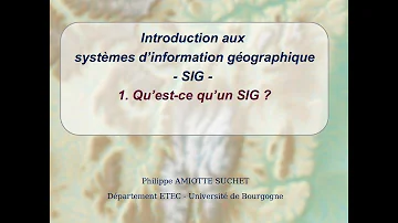 Quel est le rôle des SIG ?