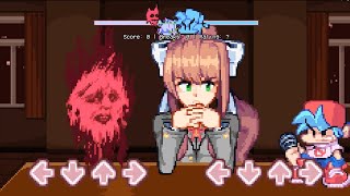 FNF MOD:Doki Doki Takeover Plus Update - Dual Demise v2 (FC) (Walkthrough/Monika & Spirit VsBF/HARD)