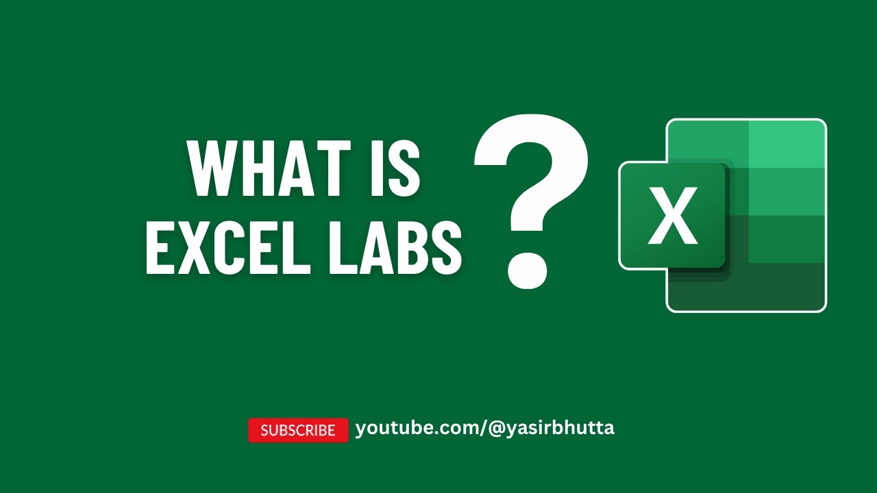 New Excel Feature: What is Excel Labs | Excel for Microsoft 365 # ...