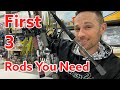 First 3 bass fishing rods you need