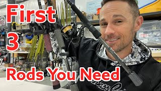 First 3 Bass Fishing Rods You Need