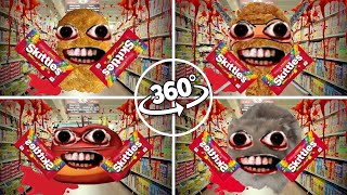 360º VR Skittles meme oi oi oi red larva vs Gegagedigedagedago vs Sad Hamster vs ninja turtles