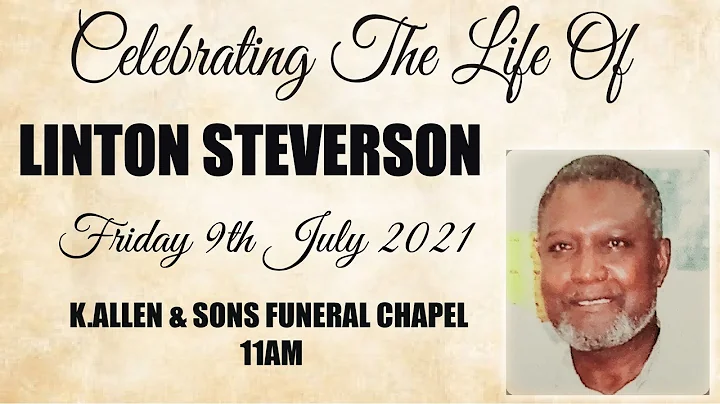 The Funeral Service Of Linton Steverson
