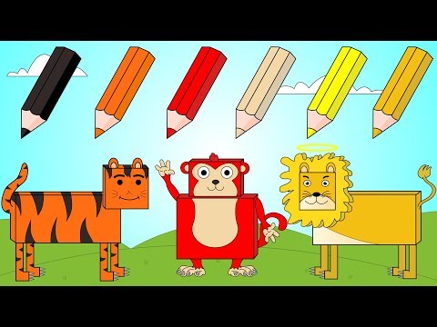 Learn Colors With Wild Animals Song