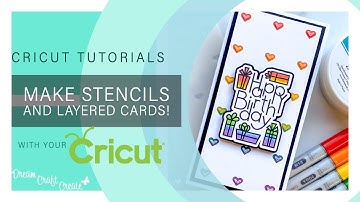 Make Layered Stencils with your Cricut!