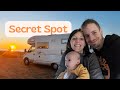 On risque 750 damende  rester ici  famille nomade en espagne campingcar