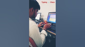 Computer Typing ⌨️ Kaise Shikhe #computer #typing #institute #youtubeshorts #yt #tending #videos