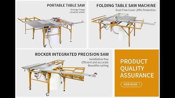 Multi-Functional Woodworking Machine by Juzhiyuan. | Sliding Table Cutting Machine. #juzhiyuan #锯之源
