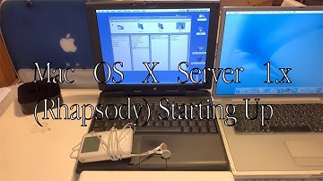 Mac OS X Server 1.x (Rhapsody) Starting Up