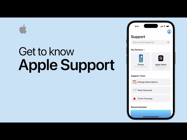 Get to know the Apple Support app for iPhone and iPad | Apple Support class=
