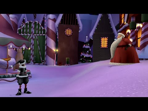 Kingdom Hearts HD 2.5 Remix - Sora meets Santa Claus (Full HD)