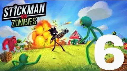 Stickman vs zombies gameplay walkthrough part 6 chapter 2