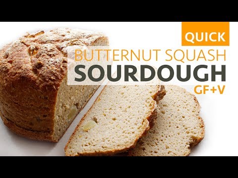 Quick Butternut Squash Sourdough