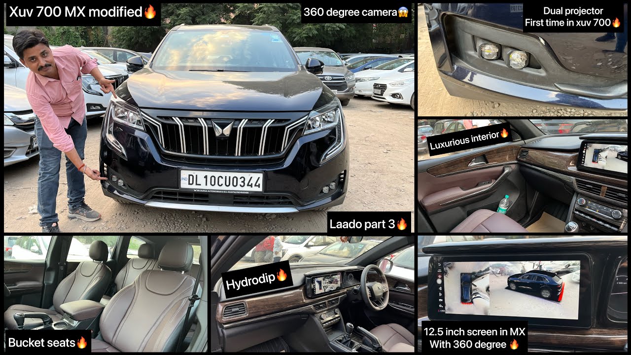 xuv700 mx 2023 xuv700 modified xuv700 accessories Xuv700 360 degree cam