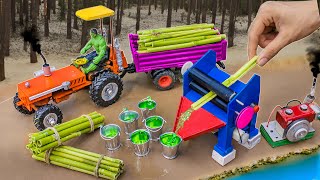 diy tractor Fruits Juice Machine mini science project | New technology Agricultural Machine Diy