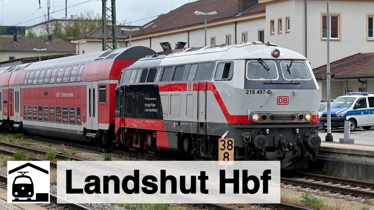 Landshut Hauptbahnhof: Güterverkehr, Personenverkehr + Überraschung