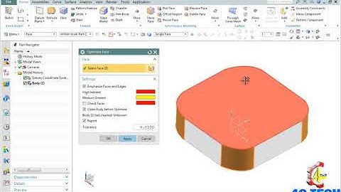 Synchronous on NX : Optimize Face