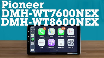 Pioneer DMH-WT7600NEX & DMH-WT8600NEX floating screen receivers | Crutchfield