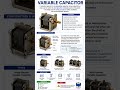 Variable Capacitor Working Explained ⚡ | Variable Capacitor Kya Hota Hai? #Shorts