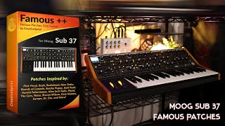 Moog Sub 37 Famous Songs Soundset