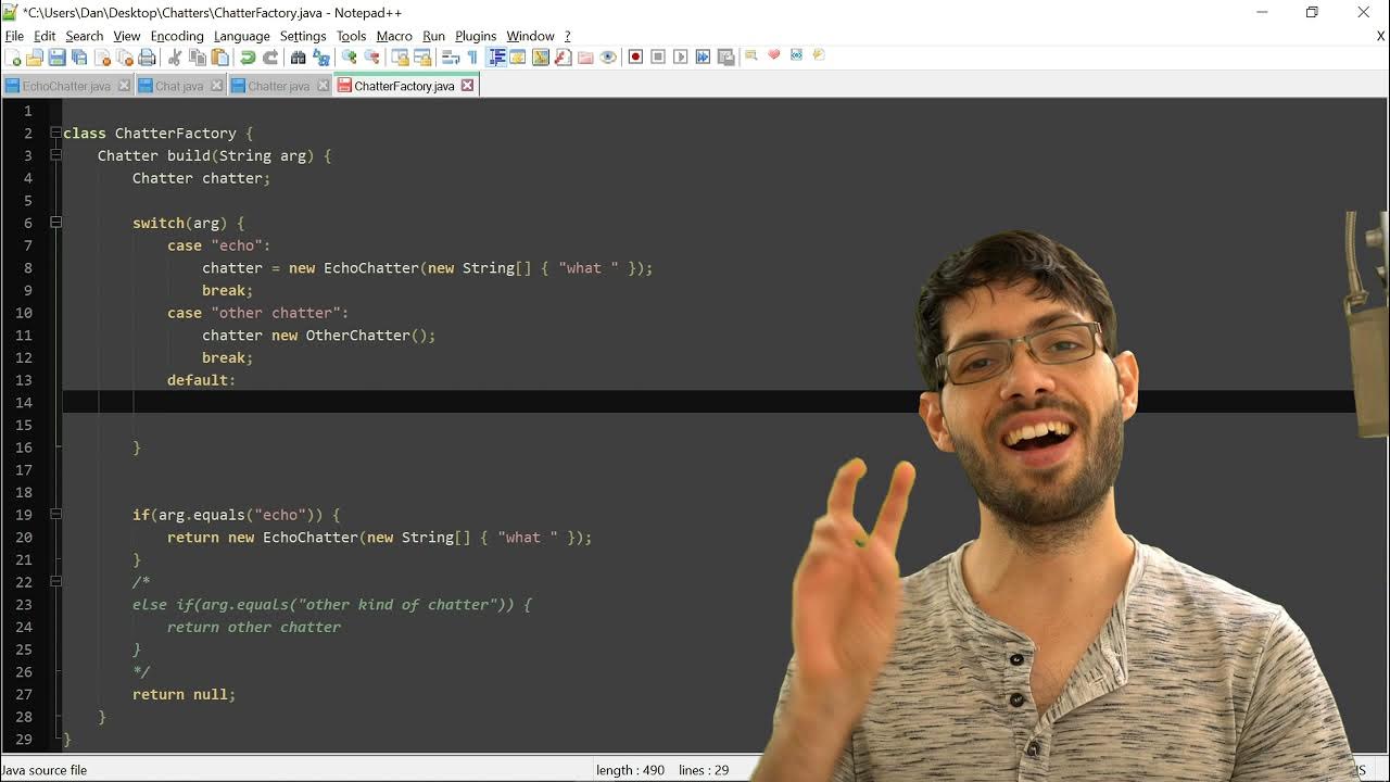 JavaStream 3 (chatters) part 5: switch - YouTube