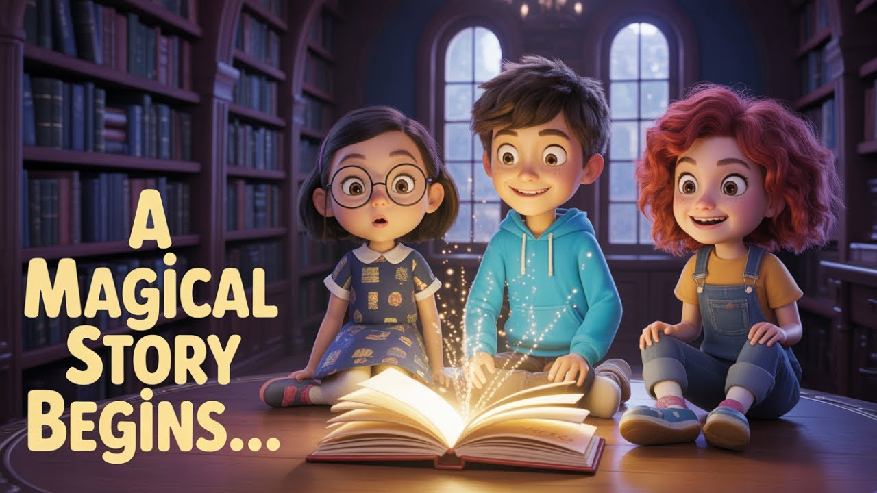 The Mysterious Book 📖 | A Magical Animated Short Adventure for Kids and ...