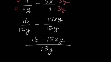 Add and Subtract Rational Expression