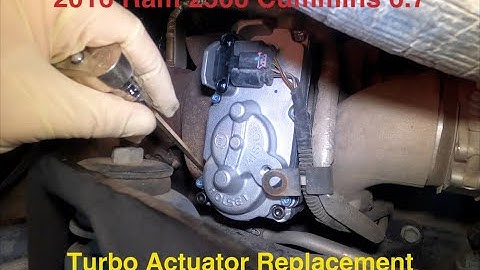 2016 Ram 2500 Cummins 6.7 Needs A Turbo Actuator?