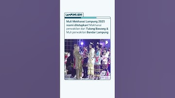 Selamat kepada Muli Mekhanai Lampung 2025👏🏻