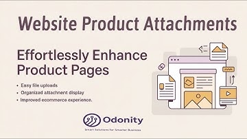 Website Product Attachments Odoo App - Easily Upload & Display Files on Product Pages | @Odonity